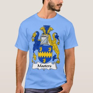 Masters Coat of Arms Family Crest  T-Shirt