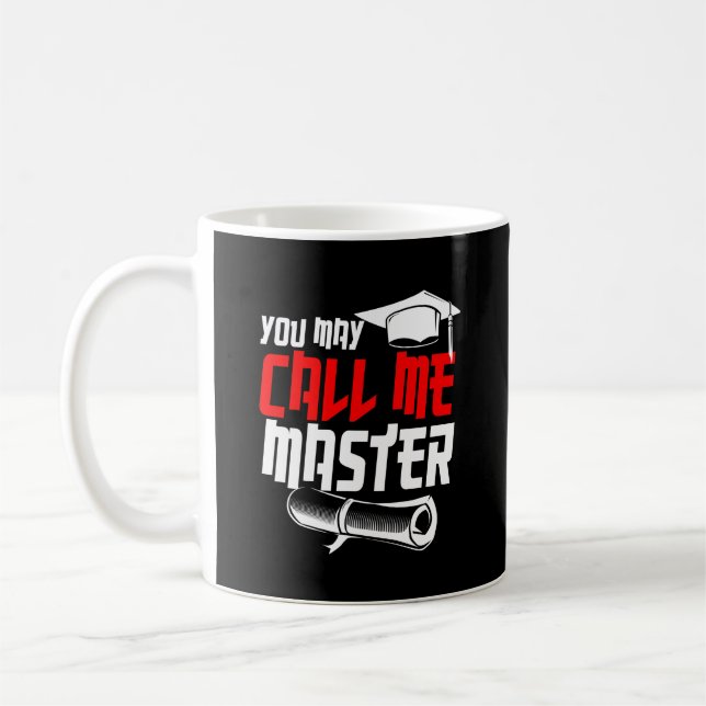 Masters Degree Graduation Gift 2022 MSW MBA  Coffee Mug (Left)