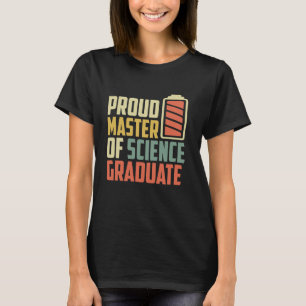 Master's Degree PROUD MASTER OF SCIENCE GRADUATE F T-Shirt