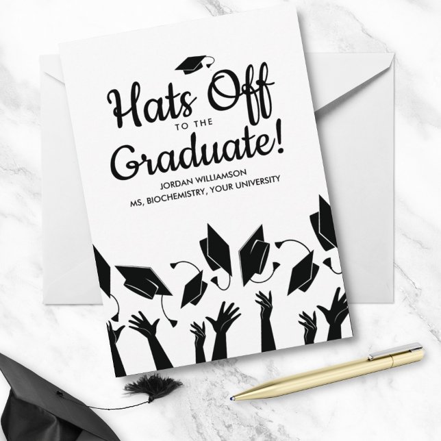 Masters Doctorate Bachelors Degree Grad Photo Invitation (Creator Uploaded)