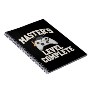 Master's Gamer Graduate Class of 2026 Graduation Notebook