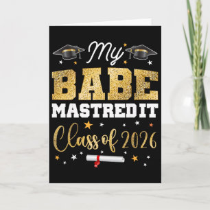 Masters Graduation My Be Mastered It Cl Of 2026 _1 Card