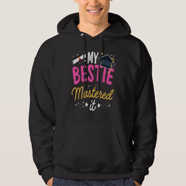 Masters Graduation Tee My Bestie Mastered It Class (Front)
