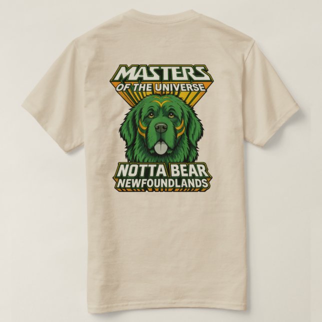 Masters of the Newfiverse T-Shirt (Design Back)