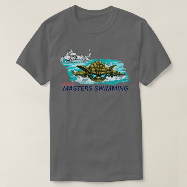 Masters Swimming T-Shirt (Design Front)