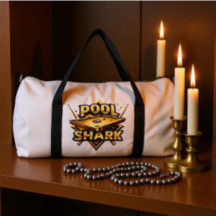 Masterstroke: Pool Shark on Table Duffle Bag