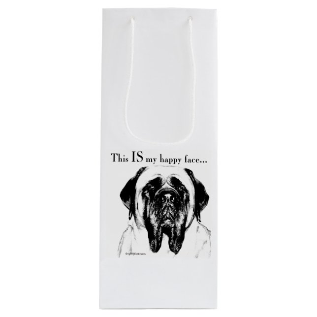 Mastiff134 Wine Gift Bag (Front)
