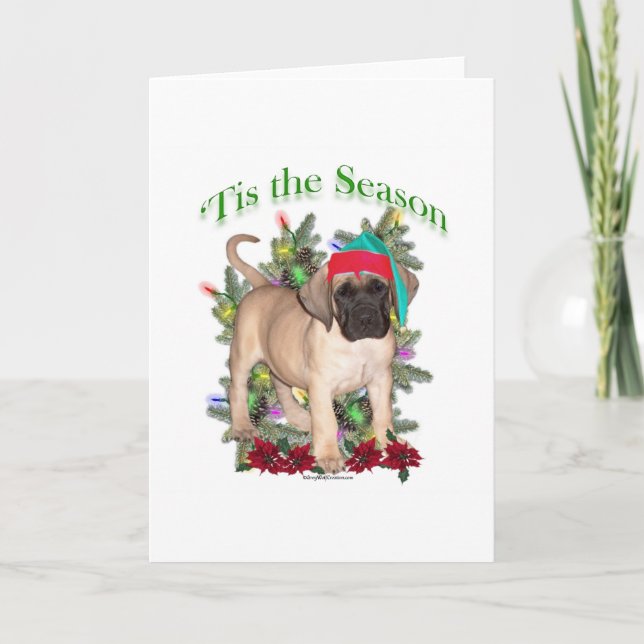 Mastiff 2 ‘Tis Holiday Card (Front)