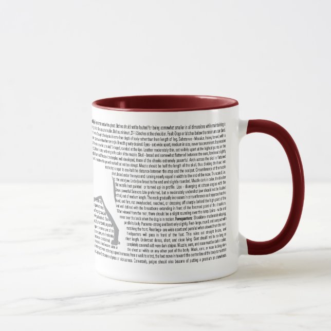 Mastiff AKC Breed Standard Mug (Right)