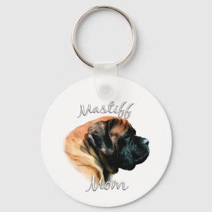 Mastiff (apricot) Mum 2 Key Ring