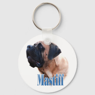 Mastiff (apricot) Name Key Ring
