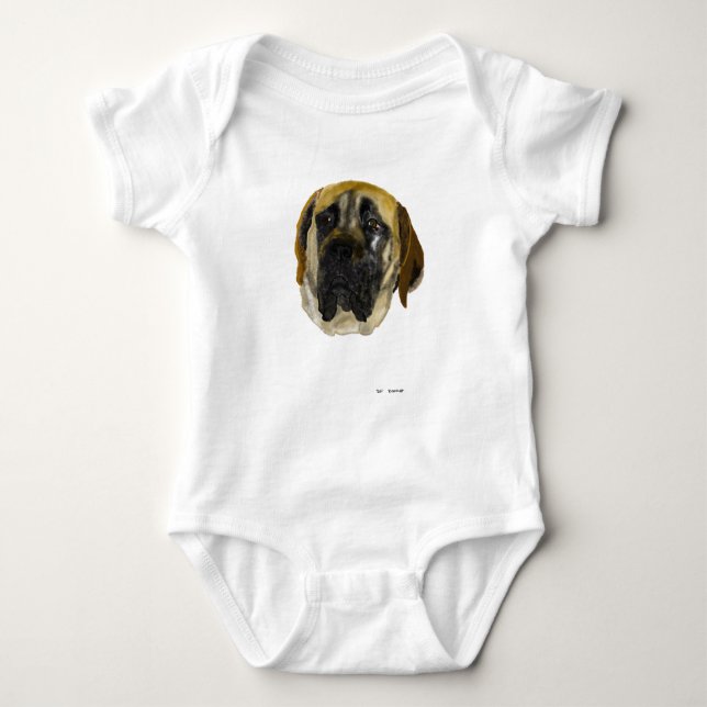 Mastiff Baby Bodysuit (Front)