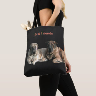 Mastiff Best Friends Tasche Tote Bag