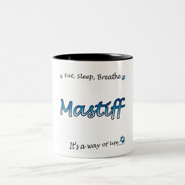 Mastiff Breathe blue Mug (Center)