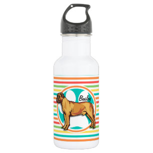 Mastiff; Bright Rainbow Stripes 532 Ml Water Bottle