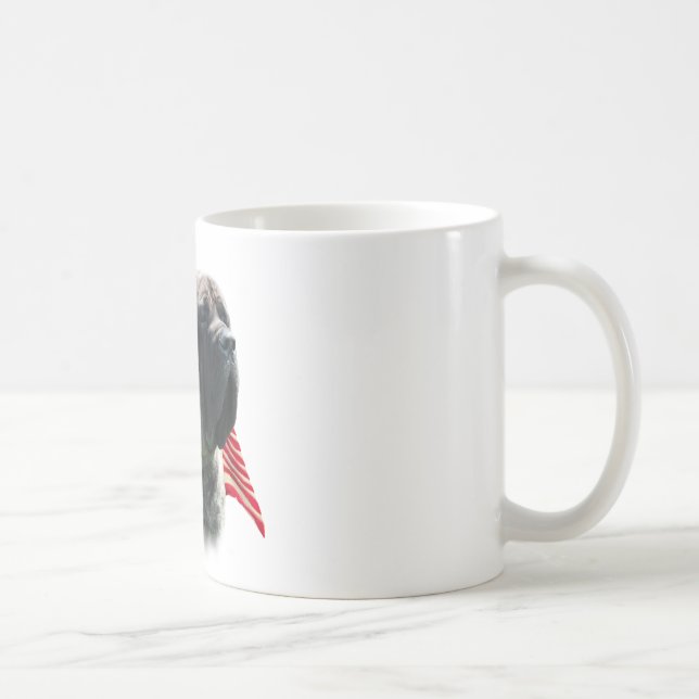 Mastiff (brindle) Flag Coffee Mug (Right)