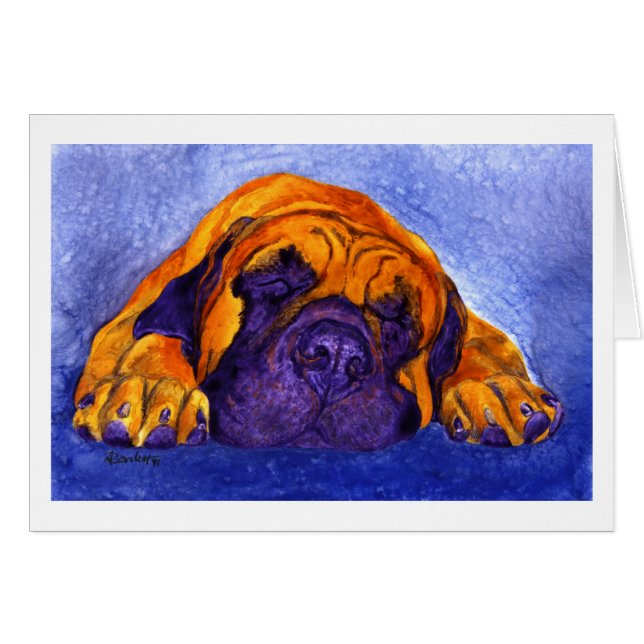 Mastiff Card - "Brutus" (Front Horizontal)