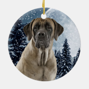Mastiff Christmas Ornament