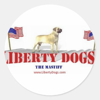 Mastiff Classic Round Sticker