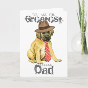 Mastiff Dad Card