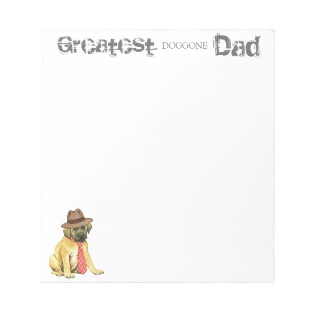 Mastiff Dad Notepad (Front)