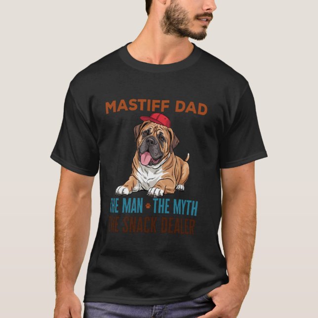Mastiff Dad T-Shirt (Front)