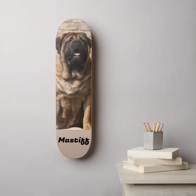 Mastiff English Mastiff Father's Day  Skateboard (Wall Art)
