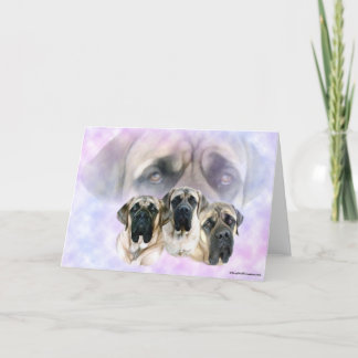 Mastiff Eyes of Love Card