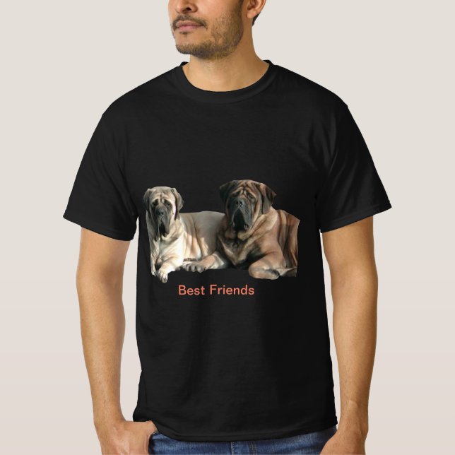 Mastiff Father's Day Best Friends  T-Shirt (Front)