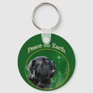Mastiff (fluffy) Peace Key Ring