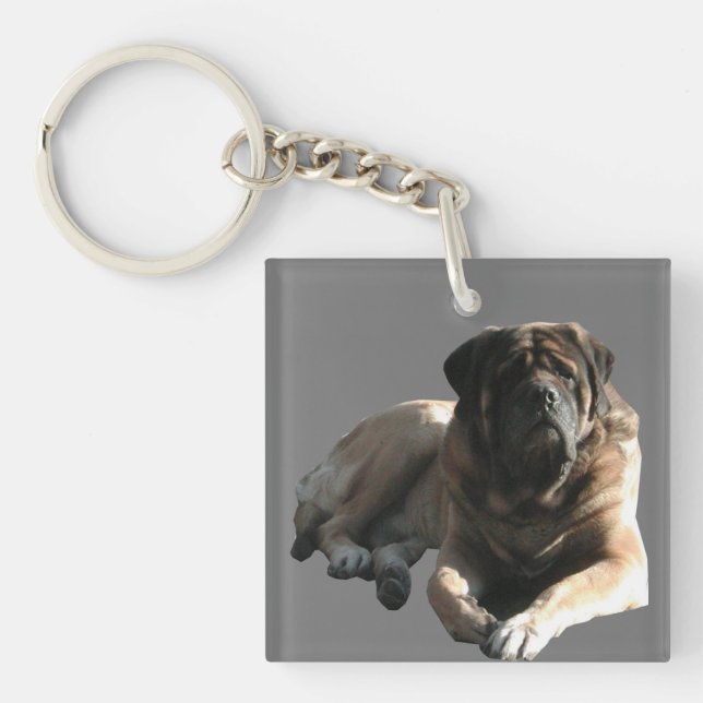 Mastiff Gentle Giant Key Ring (Front)