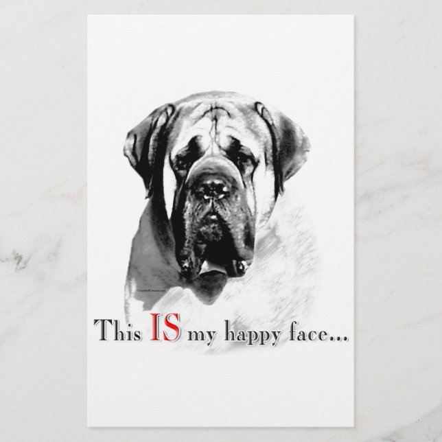 Mastiff Happy Face (Front)