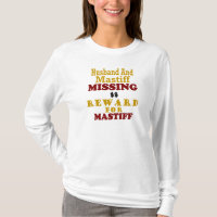 Mastiff & Husband Missing Reward For Mastiff
