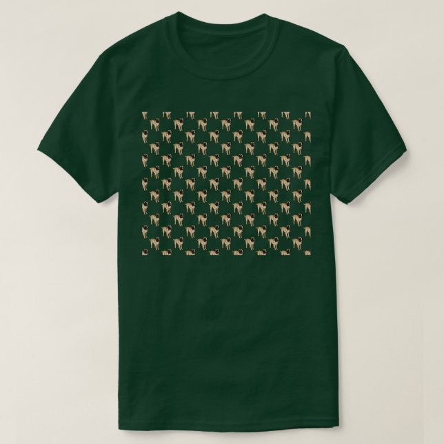 Mastiff Pattern T-Shirt (Design Front)