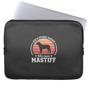 Mastiff Physics Teacher Dog Lover Laptop Sleeve