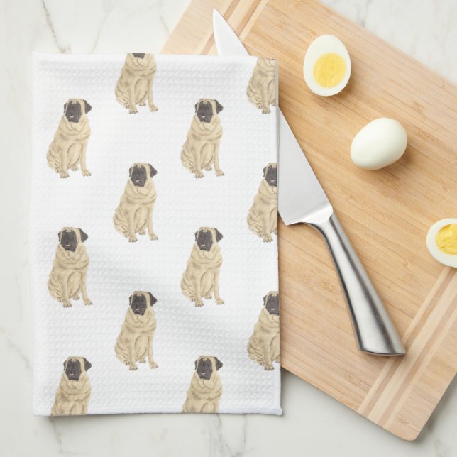 Mastiff Tea Towel (Quarter Fold)