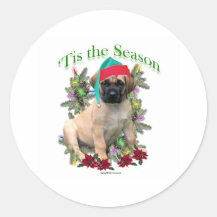 Mastiff ‘Tis Classic Round Sticker