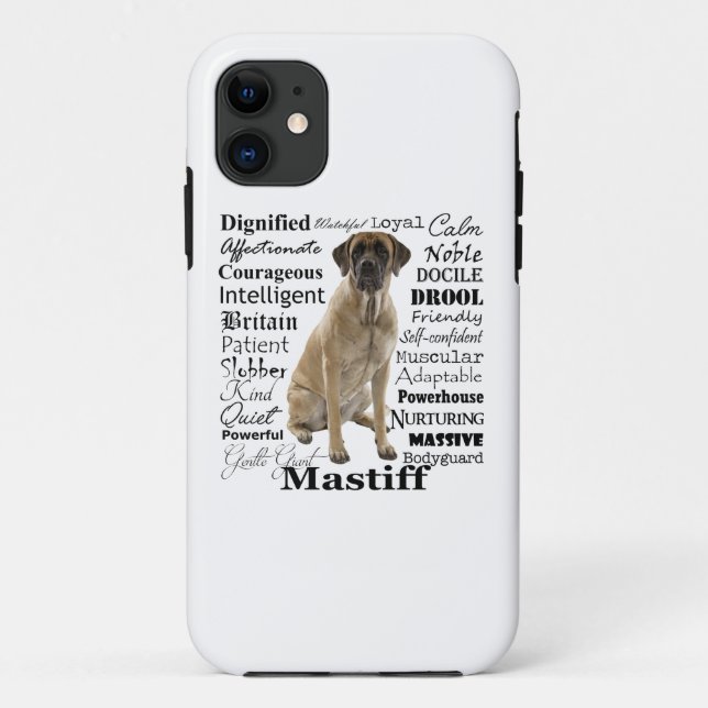 Mastiff Traits Smartphone Case (Back)