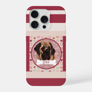 Mastiff Valentine Heart iPhone 11 Pro Case 