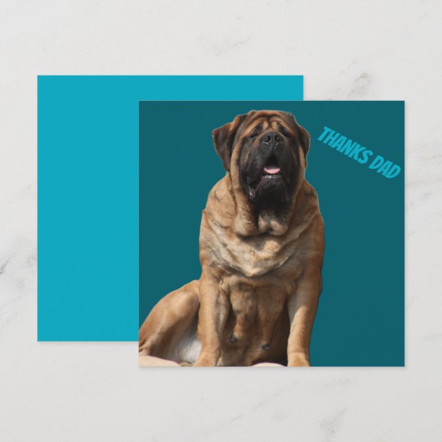 Mastiff Vatertag Best Friends  (Front/Back)