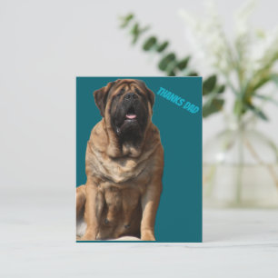 Mastiff Vatertag Best Friends  Postcard
