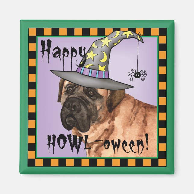 Mastiff Witch Magnet (Front)