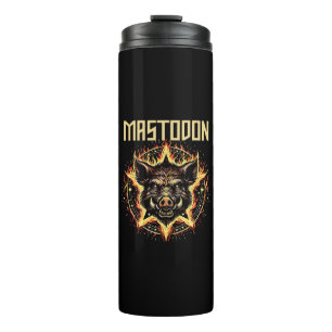 Mastodon Boar Fire Thermal Tumbler