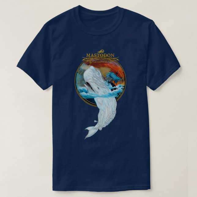 Mastodon Leviathan Merch T-Shirt (Design Front)
