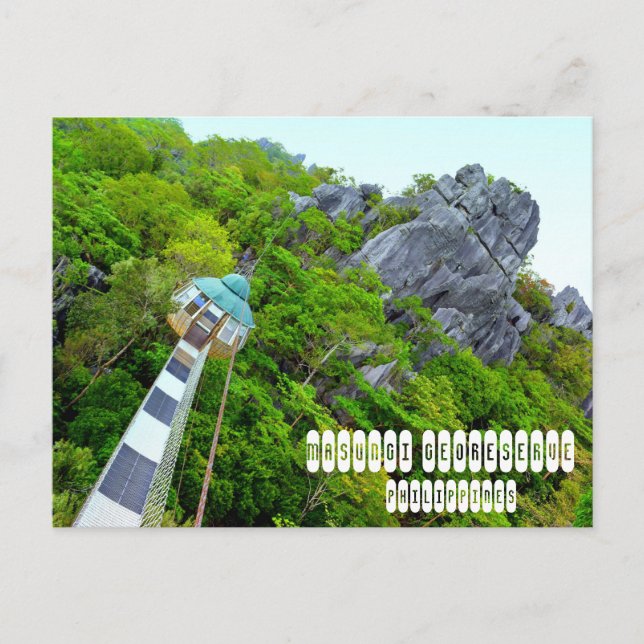 Masungi Georeserve in Rizal Postcard (Front)