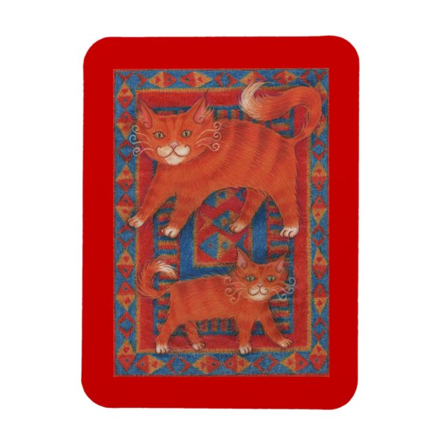 Mat Cats  flexible magnet (Vertical)