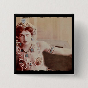 Mata Hari Harem Costume 15 Cm Square Badge