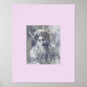 Mata Hari – Margaretha Geertruida – butterfly Poster