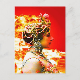 Mata Hari Postcard