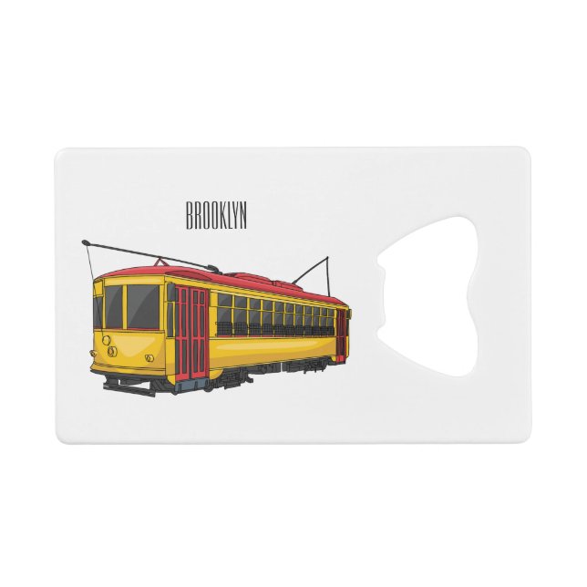Mata trolley cartoon illustration  (Front (Horizontal))